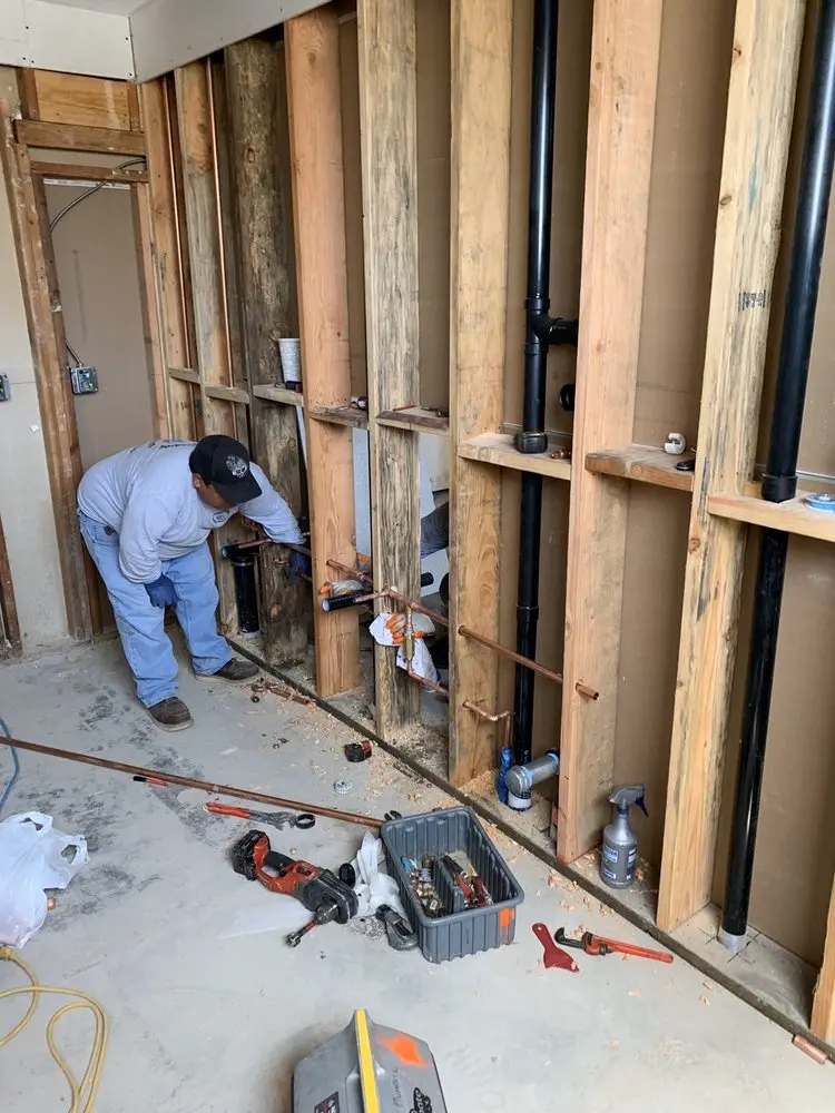 Commercial rough-in plumbing for Water Heater Replacement in Kanab
